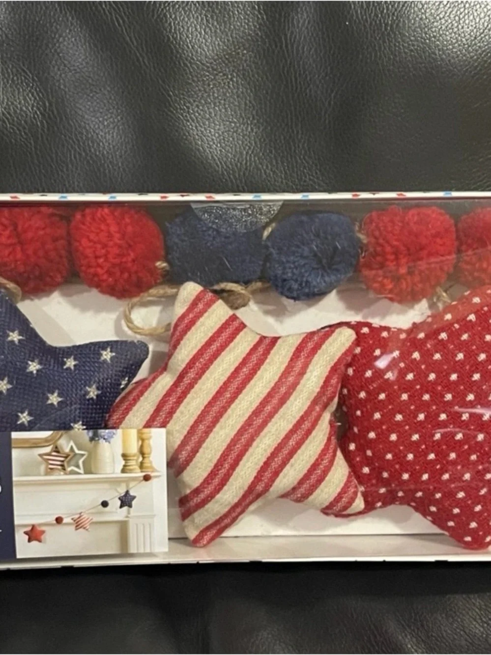 Stars and Stripes Patriotic Garland Stars - Patriotic Stars Garland
